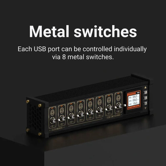 Eleksmaker NK6 USB Data Hub with Individual LED Power Switches & Voice Control RGB Light - i-Station Mobile Phone & Electronic Device Repair and Accessories