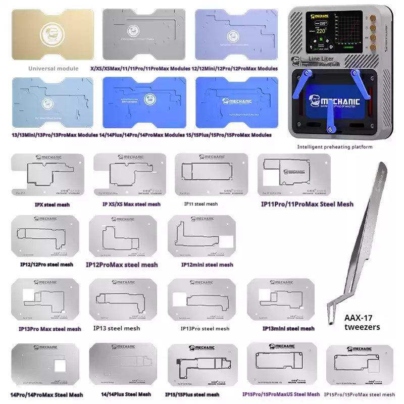 Load image into Gallery viewer, Mechanic Heat Kit Programmable Desoldering Staton for iPhone X to 15Pro Max Motherboard - Polar Tech Australia
