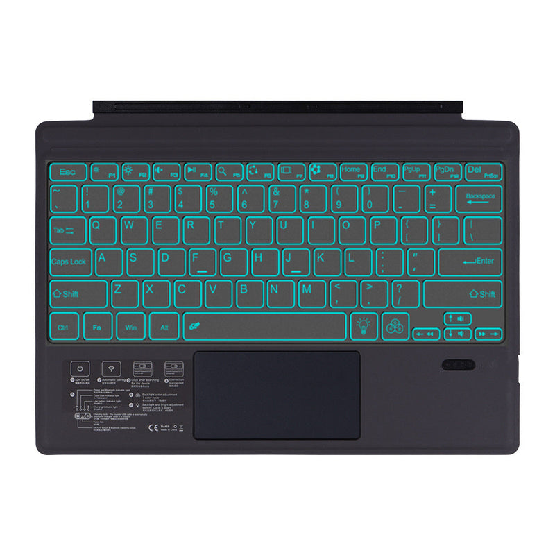 Load image into Gallery viewer, Microsoft Surface Pro 8/9/X Compatible Wireless Keyboard Cover With Back light - Polar Tech Australia
