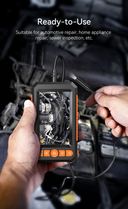 4.3-Inch Screen Daul Camera Industrial Endoscope Inspection Camera for Automotive Repair and Pipe Inspection