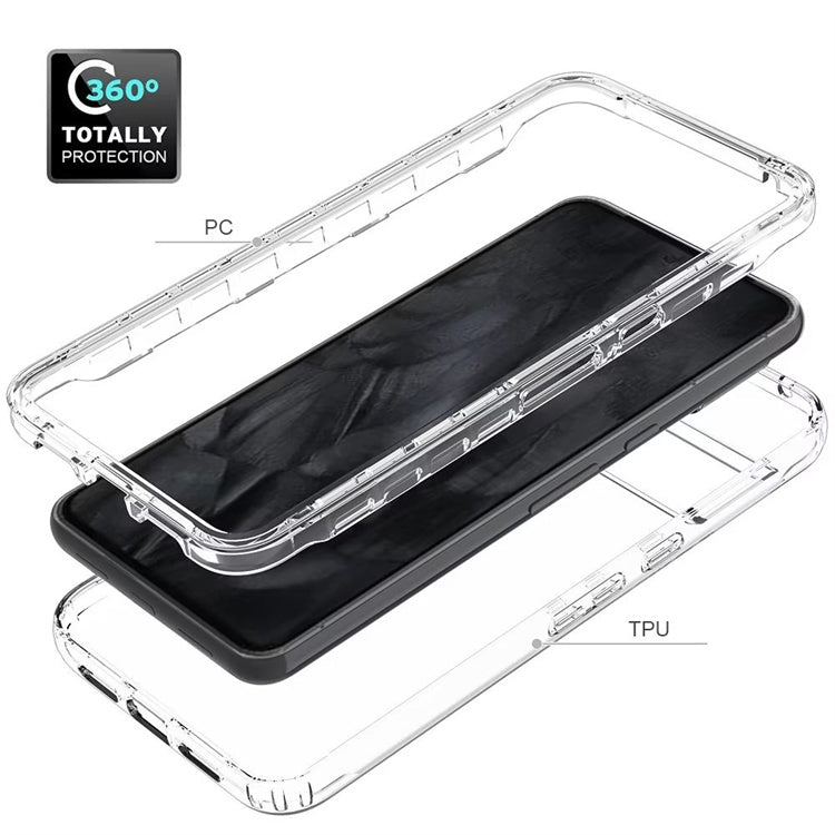 Load image into Gallery viewer, Google Pixel 8 &amp; 8 Pro - TPU 2 in1 Full Covered Protection Clear Transparent Heavy Duty Case - Polar Tech Australia
