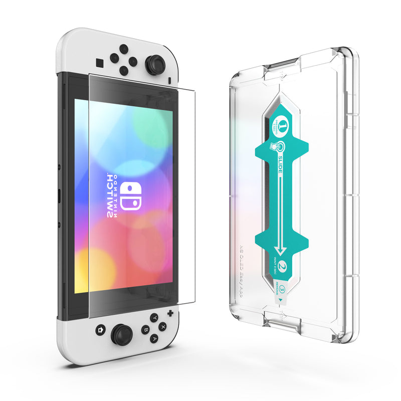 Load image into Gallery viewer, [Easy Automatic Fit] Magic Glass Protector - Nintendo Switch OLED Screen Protector - Polar Tech Australia
