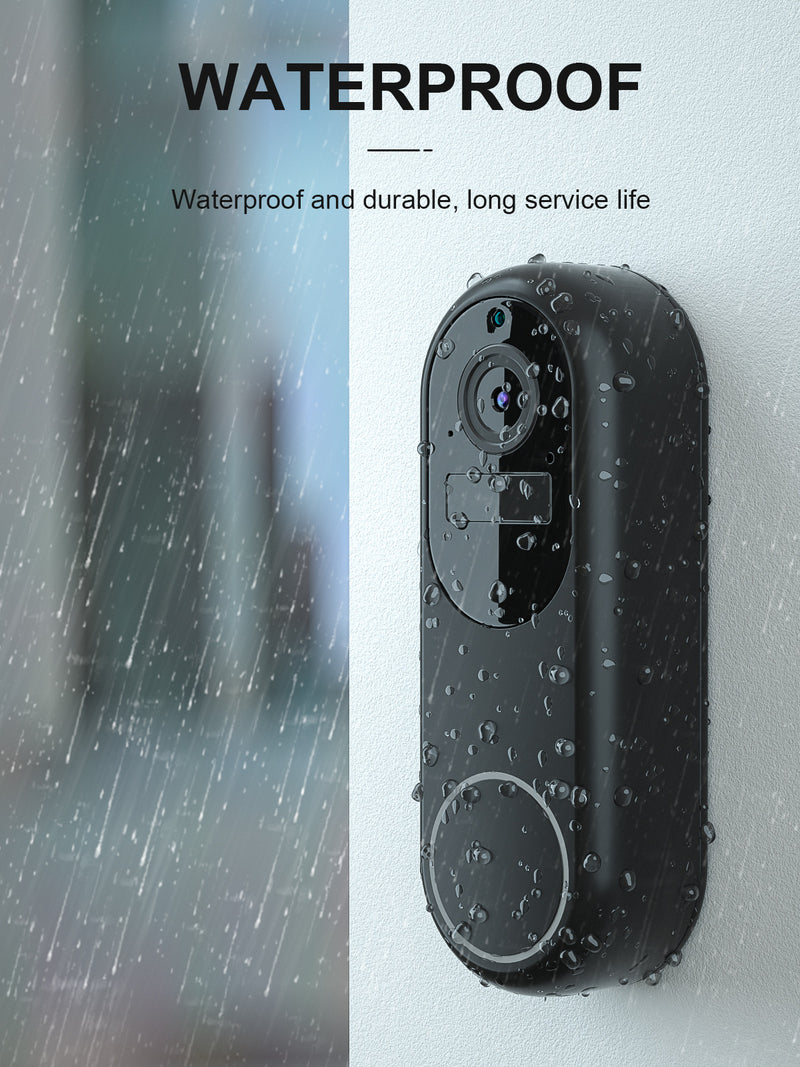 Load image into Gallery viewer, [Tuya Smart Home][With Chime] Tuya 1080P 2.4G &amp; 5G IP66 Wireless Remote Home Video Voice Intercom WIFI Doorbell
