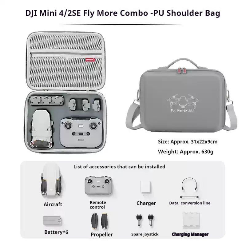 Load image into Gallery viewer, DJI Mini 3/4 Pro/2 SE Storage Bag Portable Case - Polar Tech Australia
