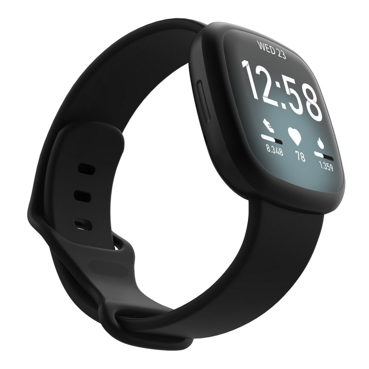 Chargez l&#39;image dans la visionneuse de la galerie, Replacement Silicone Band for Fitbit Versa 3 / 4 / Sense  – Soft, Waterproof, Sport Wrist Strap - Polar Tech Australia
