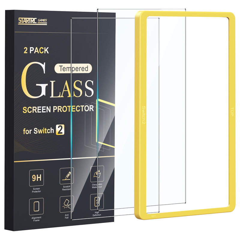 Load image into Gallery viewer, [Easy Automatic Fit] 2Pcs Nintendo Switch 2 - 9H Tempered Glass Screen Protector
