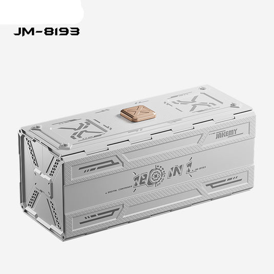 [JM-8193] JAKEMY 180-in-1 Electric Mini Container Smart LED Rectangular Electric Screwdriver Set with 3-Speed Torque - Polar Tech Australia