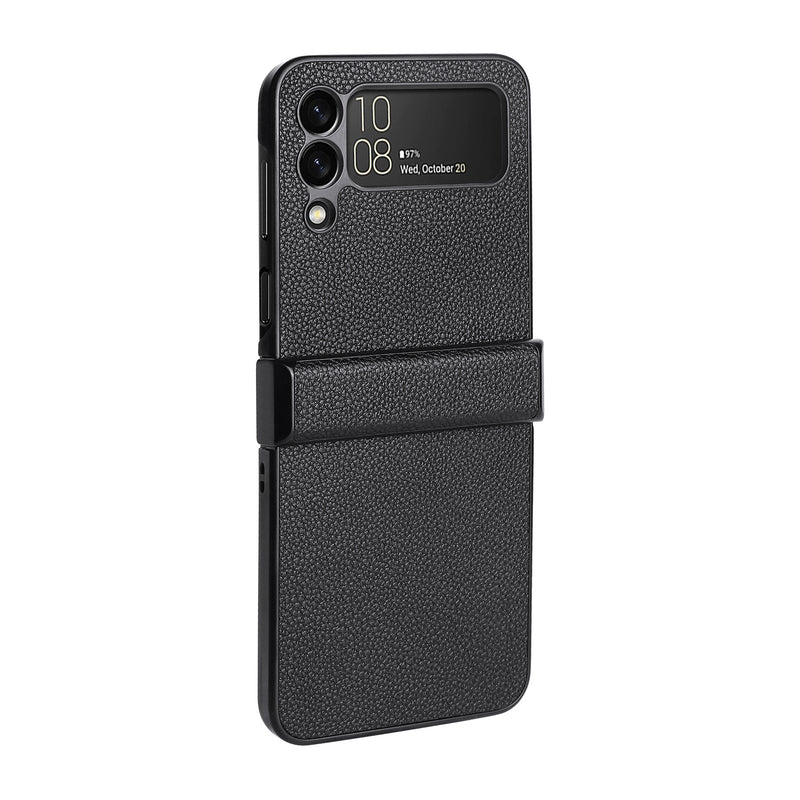 Chargez l&#39;image dans la visionneuse de la galerie, Samsung Galaxy Z Flip 5 (SM-F731) - Hanman Premium Quality Flip Wallet Leather Case - Polar Tech Australia
