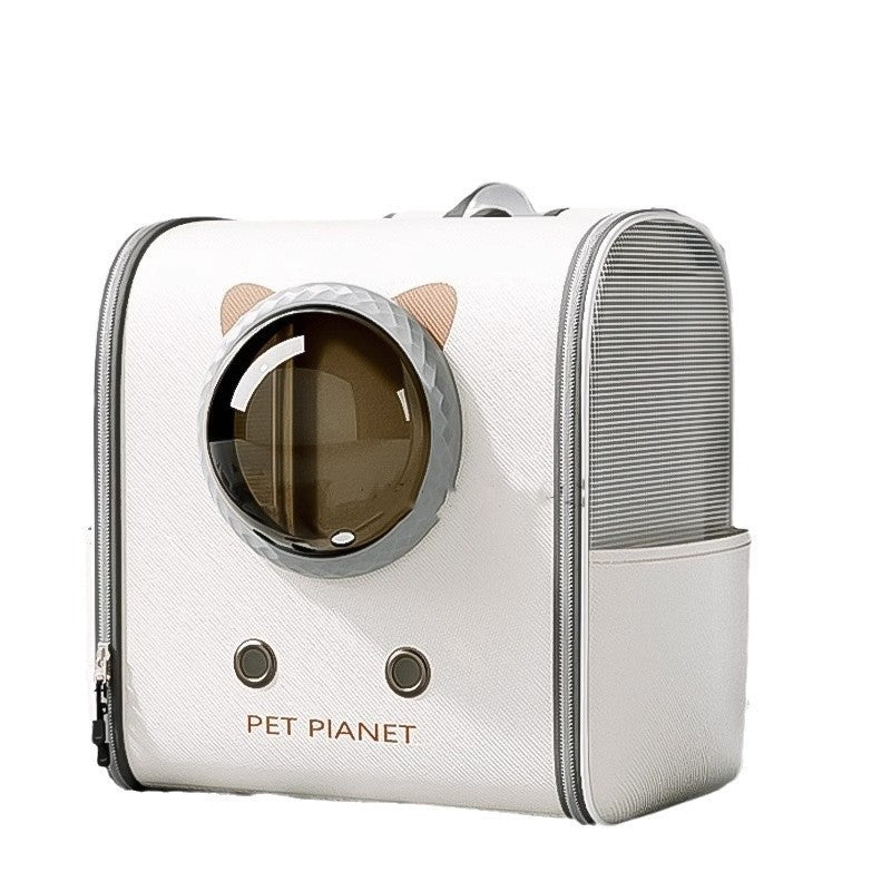 Load image into Gallery viewer, [Up to 10KG] Portable Lightweight Breathable Mesh Transparent Window Pet Cat Dog Carrying Bag

