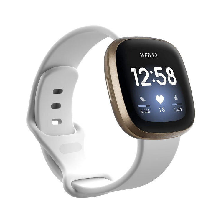Chargez l&#39;image dans la visionneuse de la galerie, Replacement Silicone Band for Fitbit Versa 3 / 4 / Sense  – Soft, Waterproof, Sport Wrist Strap - Polar Tech Australia
