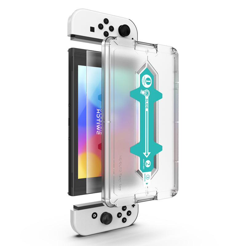 Load image into Gallery viewer, [Easy Automatic Fit] Magic Glass Protector - Nintendo Switch OLED Screen Protector - Polar Tech Australia
