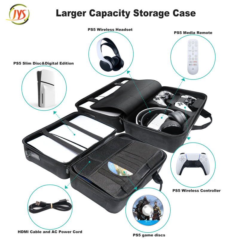 Chargez l&#39;image dans la visionneuse de la galerie, PS5 Slim Heavy Duty Storage and Protective Case Carrying Bag - Polar Tech Australia
