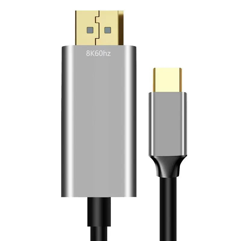 Load image into Gallery viewer, [TYPE-C TO DP] USB-C to Display Port Male 8K 60HZ Cable HDTV TV Digital Smart Converter Cable
