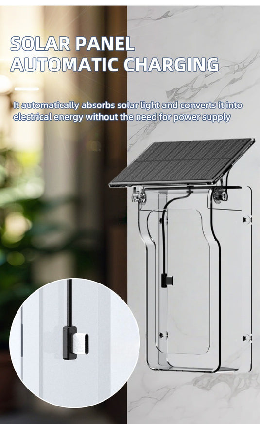 [TUYA Smart Home][With Solar Rover Cover] HD Wireless WIFI IP65 Outdoor Security Doorbell Door Control