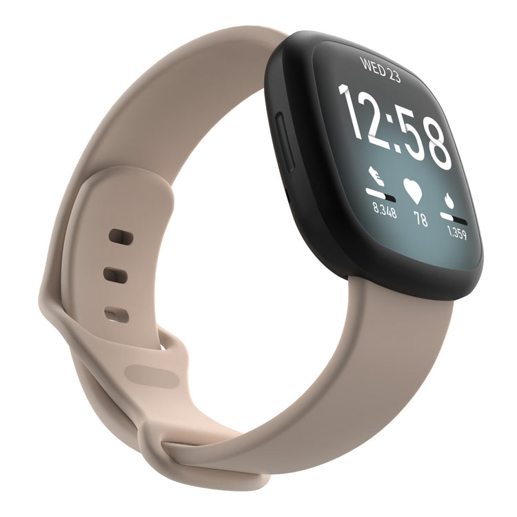 Chargez l&#39;image dans la visionneuse de la galerie, Replacement Silicone Band for Fitbit Versa 3 / 4 / Sense  – Soft, Waterproof, Sport Wrist Strap - Polar Tech Australia
