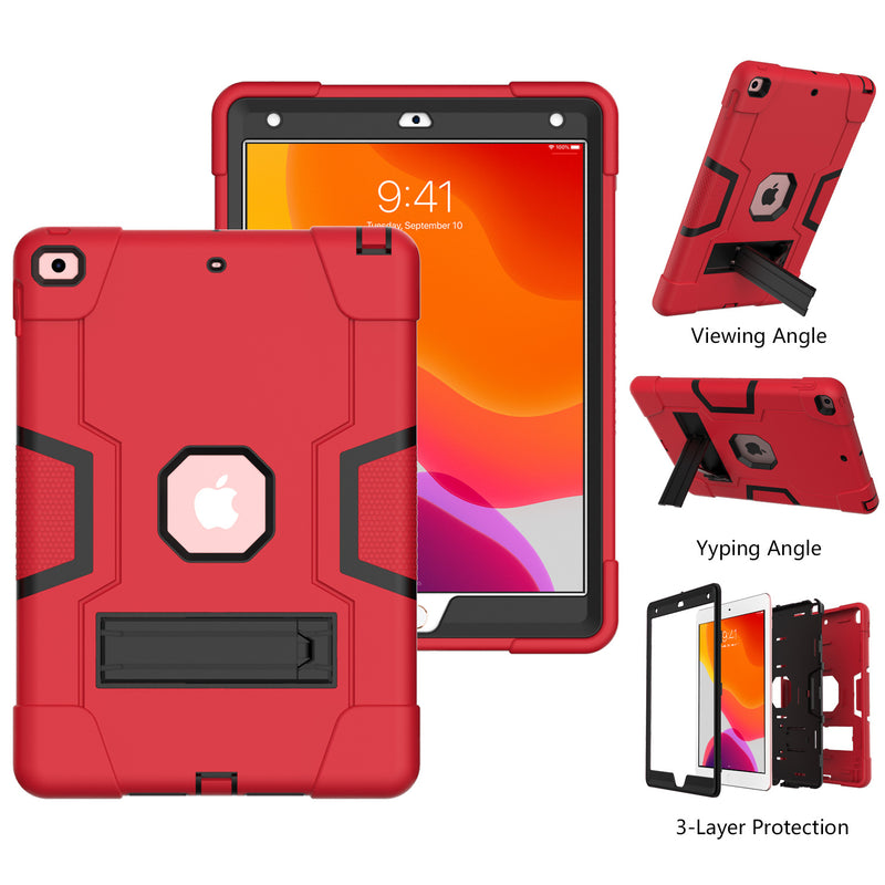 Load image into Gallery viewer, Apple iPad 7th/8th/9th 10.2&quot; - Defender Heavy Duty Drop Proof Rugged Protective Stand Case - Polar Tech Australia
