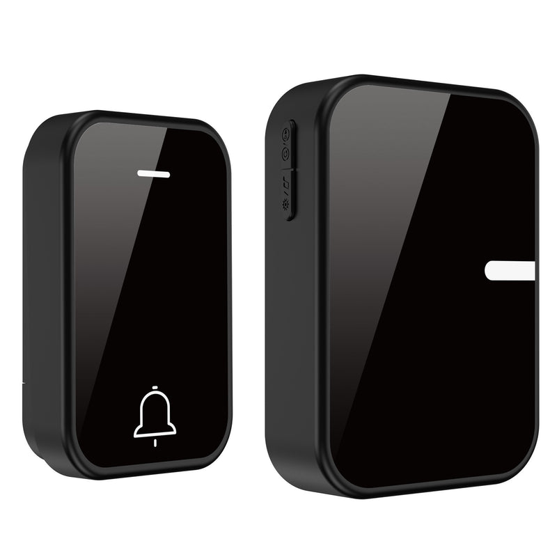 Chargez l'image dans la visionneuse de la galerie, Wireless Doorbell Kit with Push Buttons &amp; Plug-In Receiver Self Powered Battery-Free
