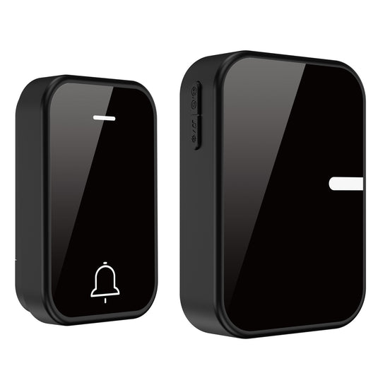 Wireless Doorbell Kit with Push Buttons & Plug-In Receiver Self Powered Battery-Free