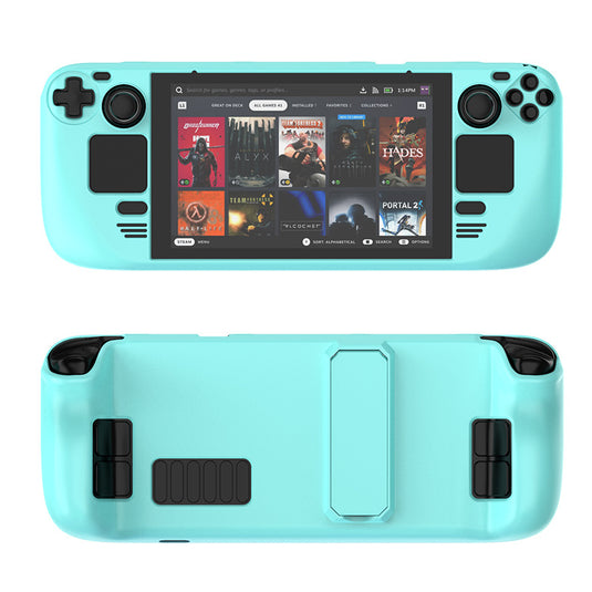 Steam Deck - Colorful Protective Case, Skin-Friendly Texture , Protective Cover with Stand Accessories - Polar Tech Australia