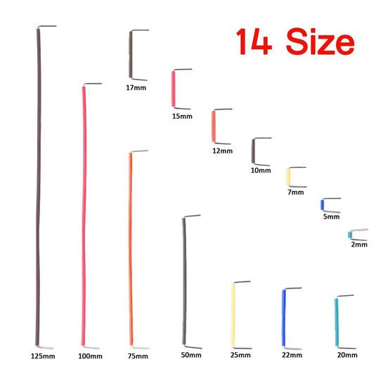 840 PCS 14-Length Jumper Wire U-Shape Solderless Breadboard Jumper Wire Kit - Polar Tech Australia