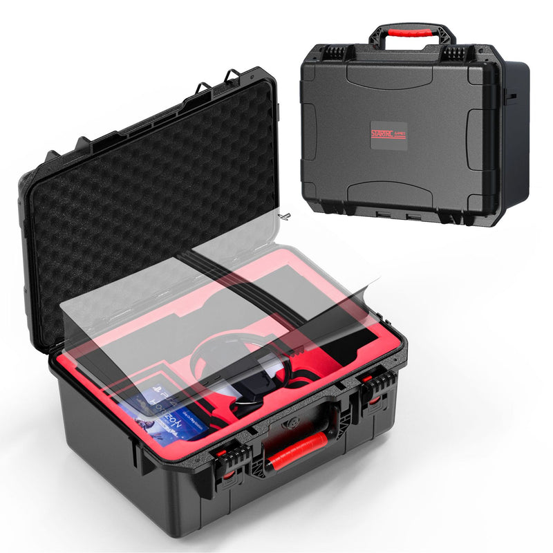 Chargez l&#39;image dans la visionneuse de la galerie, SONY PlayStation 5 Slim / PS5 Slim - Heavy Duty Waterproof All-in-one Multifunction Durable Carry Box Travel Storage Suitcase
