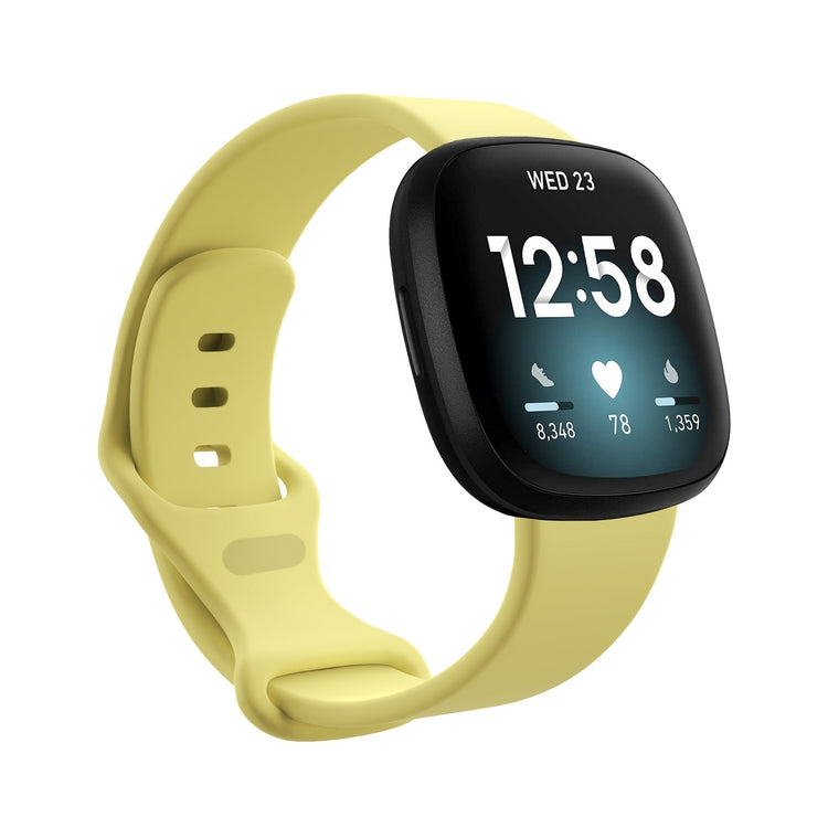 Chargez l&#39;image dans la visionneuse de la galerie, Replacement Silicone Band for Fitbit Versa 3 / 4 / Sense  – Soft, Waterproof, Sport Wrist Strap - Polar Tech Australia
