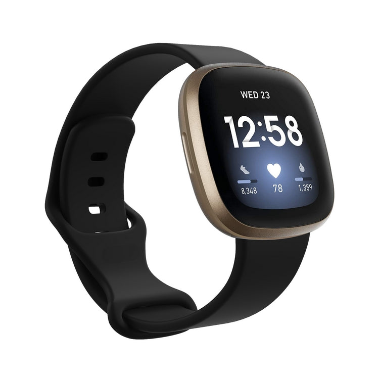 Chargez l&#39;image dans la visionneuse de la galerie, Replacement Silicone Band for Fitbit Versa 3 / 4 / Sense  – Soft, Waterproof, Sport Wrist Strap - Polar Tech Australia
