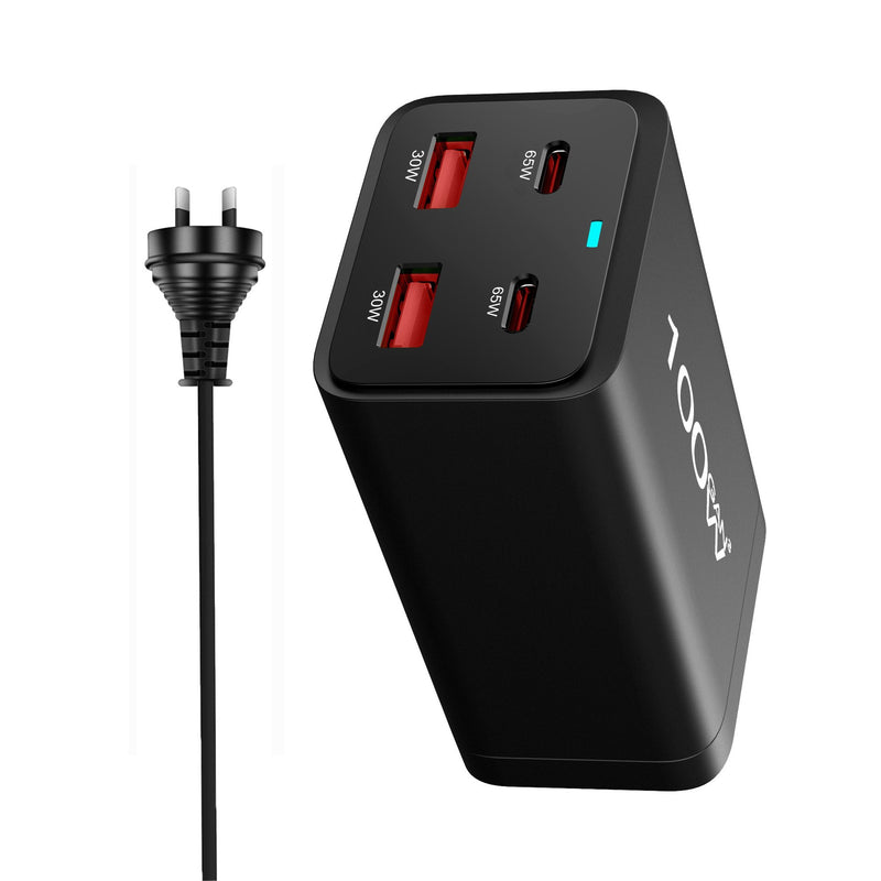Load image into Gallery viewer, [100W GaN][SAA Approved] Universal Phone Tablet PD+QC 4 Port USB Type-C Wall Charger Desktop Home Office Charging Station Power Adapter (AU Plug) - Polar Tech Australia
