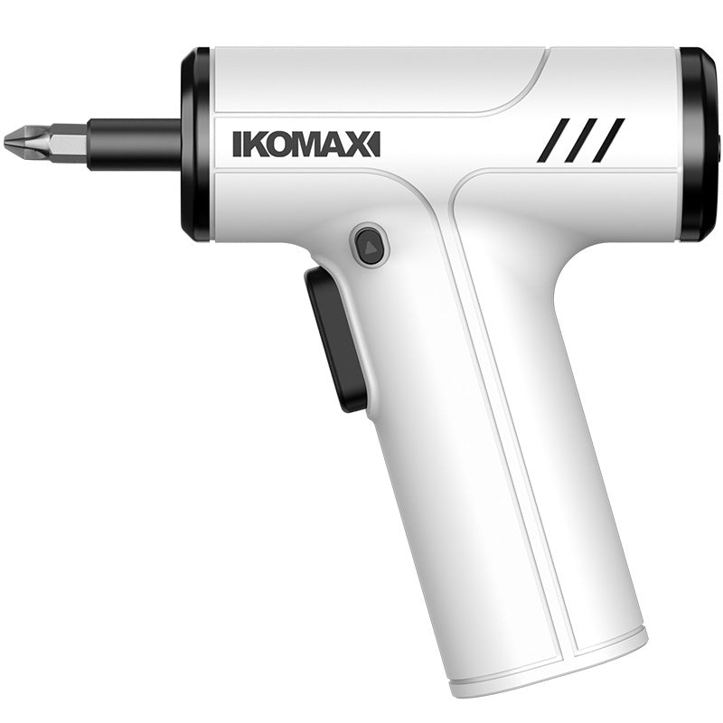 Load image into Gallery viewer, Komax White Portable USB Rechargeable 4 Speed Cordless Electric Screwdriver with LED
