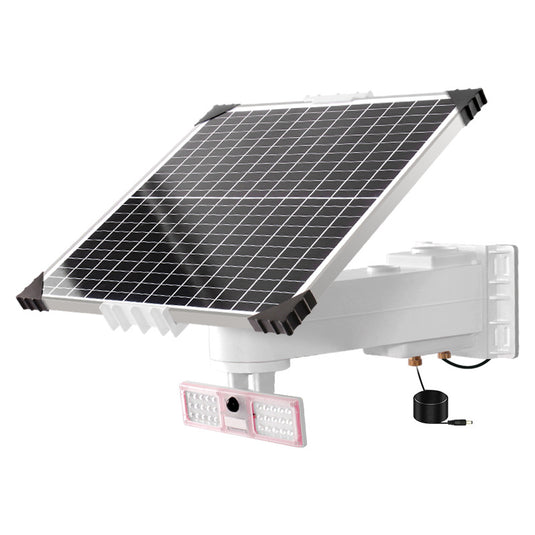[Built-in 12V/30Ah Battery][With Flood Light] Universal 60W Solar Panel Powered 12V Power Supply CCTV Camera Wifi Bridge