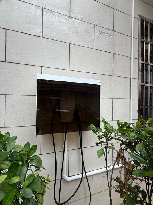 Universal EV Charging Protection Box – Residential Home Use Wall-Mounted Weatherproof Metal Enclosure for Electric Vehicle Chargers - Polar Tech Australia