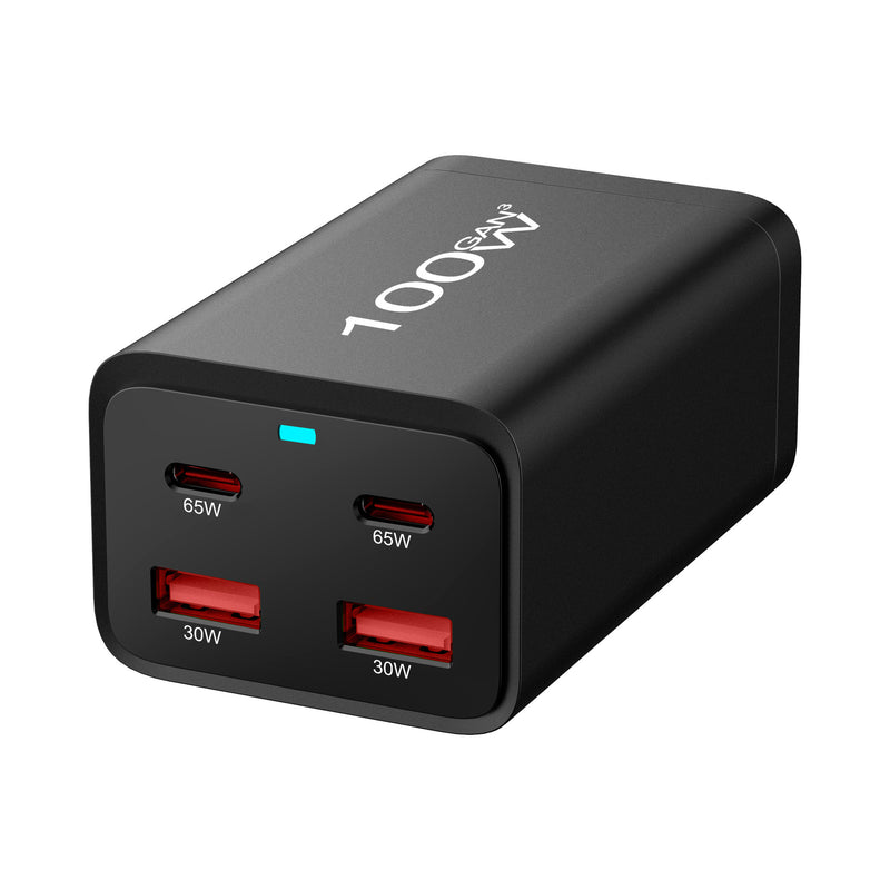 Load image into Gallery viewer, [100W GaN][SAA Approved] Universal Phone Tablet PD+QC 4 Port USB Type-C Wall Charger Desktop Home Office Charging Station Power Adapter (AU Plug) - Polar Tech Australia
