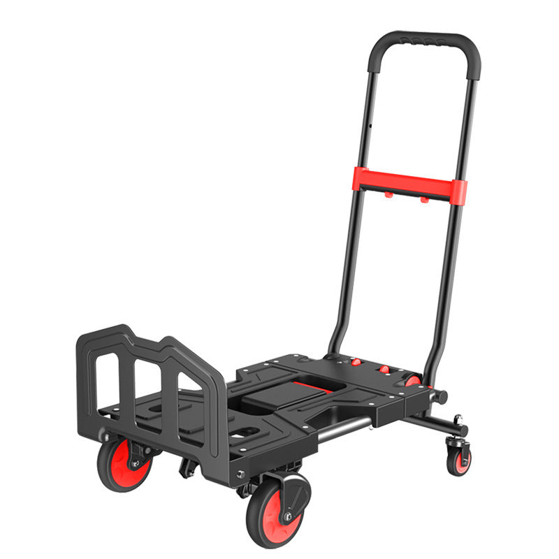Cargue la imagen en el visor de la galería, [LF001] 2 in 1 Foldable Portable Folding Hand Push Cart Trolley Dolly With Retractable Handle - Polar Tech Australia

