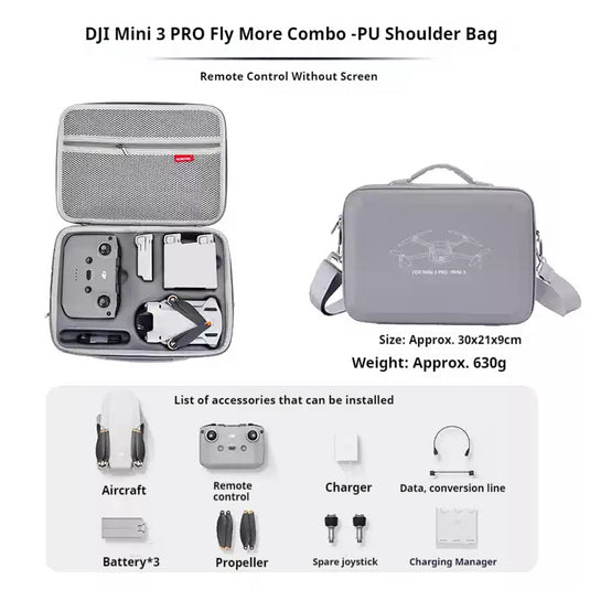 DJI Mini 3/4 Pro/2 SE Storage Bag Portable Case - Polar Tech Australia