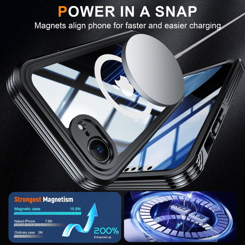 Load image into Gallery viewer, [Magsafe Compatible] Apple iPhone 16e Transparent Shockproof Wireless Charging Case - Polar Tech Australia
