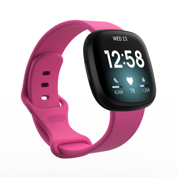 Chargez l&#39;image dans la visionneuse de la galerie, Replacement Silicone Band for Fitbit Versa 3 / 4 / Sense  – Soft, Waterproof, Sport Wrist Strap - Polar Tech Australia
