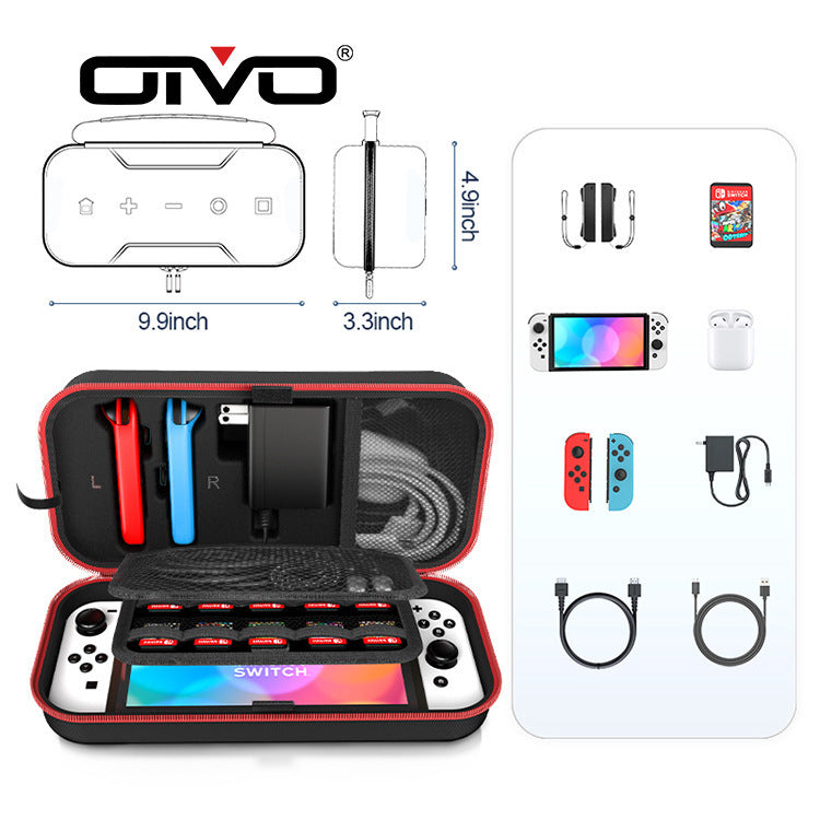 Load image into Gallery viewer, [IV-SW188] Nintendo Switch OLED Carrying Case EVA Shockproof Handheld Storage Bag - Polar Tech Australia
