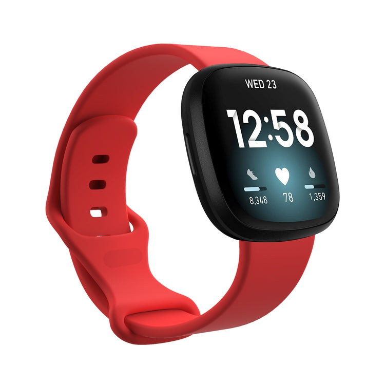 Chargez l&#39;image dans la visionneuse de la galerie, Replacement Silicone Band for Fitbit Versa 3 / 4 / Sense  – Soft, Waterproof, Sport Wrist Strap - Polar Tech Australia

