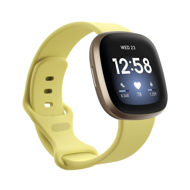 Chargez l&#39;image dans la visionneuse de la galerie, Replacement Silicone Band for Fitbit Versa 3 / 4 / Sense  – Soft, Waterproof, Sport Wrist Strap - Polar Tech Australia
