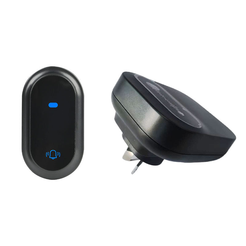 Load image into Gallery viewer, Wireless Doorbell Kit with Push Buttons &amp; Plug-In Receiver Self Powered Battery-Free
