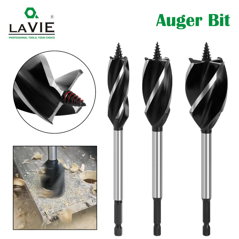 Cargue la imagen en el visor de la galería, Woodworking Twist Drill Bit Auger Drill Garden Auger Square Hole Drill Bit (8 - 35mm)
