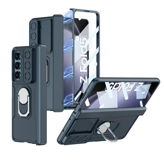 Samsung Galaxy Z Fold 5 (SM-F946) Heavy Duty Drop Proof Camera Protection Ring Holder Case - Polar Tech Australia