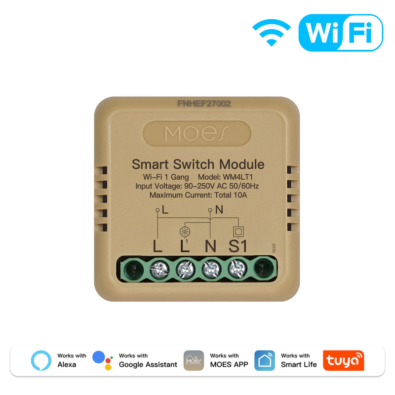 Load image into Gallery viewer, Moes Tuya 1/2/3/4 Gang Wireless WIFI Smart Switch Remote APP Control

