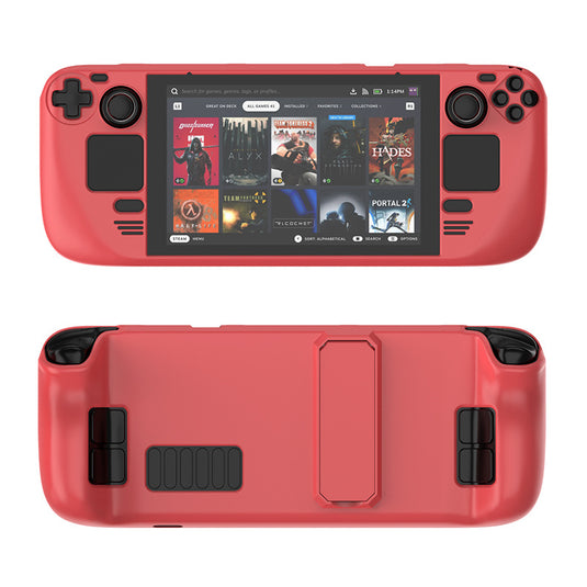 Steam Deck - Colorful Protective Case, Skin-Friendly Texture , Protective Cover with Stand Accessories - Polar Tech Australia
