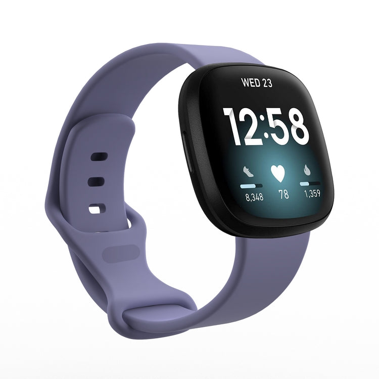 Chargez l&#39;image dans la visionneuse de la galerie, Replacement Silicone Band for Fitbit Versa 3 / 4 / Sense  – Soft, Waterproof, Sport Wrist Strap - Polar Tech Australia
