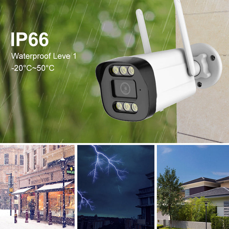 Load image into Gallery viewer, [TUYA Smart Home] 4MP FHD Wireless WIFI Bullet Outdoor Security Full Color Night Vision Camera - Polar Tech Australia
