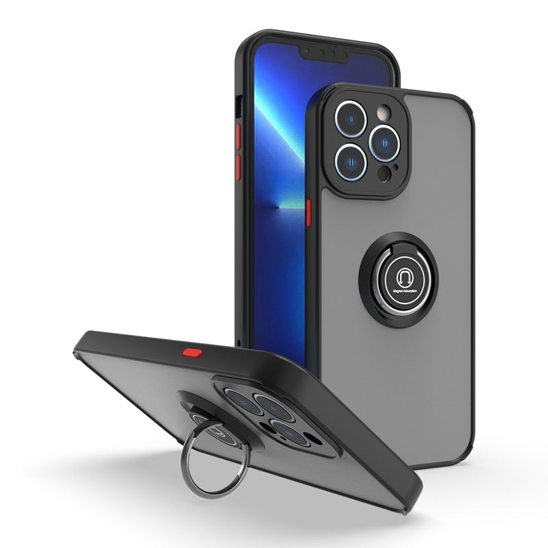 Load image into Gallery viewer, Apple iPhone 15/15 Plus/15 Pro/15 Pro Max TPU Magnet Ring Holder Case - Polar Tech Australia
