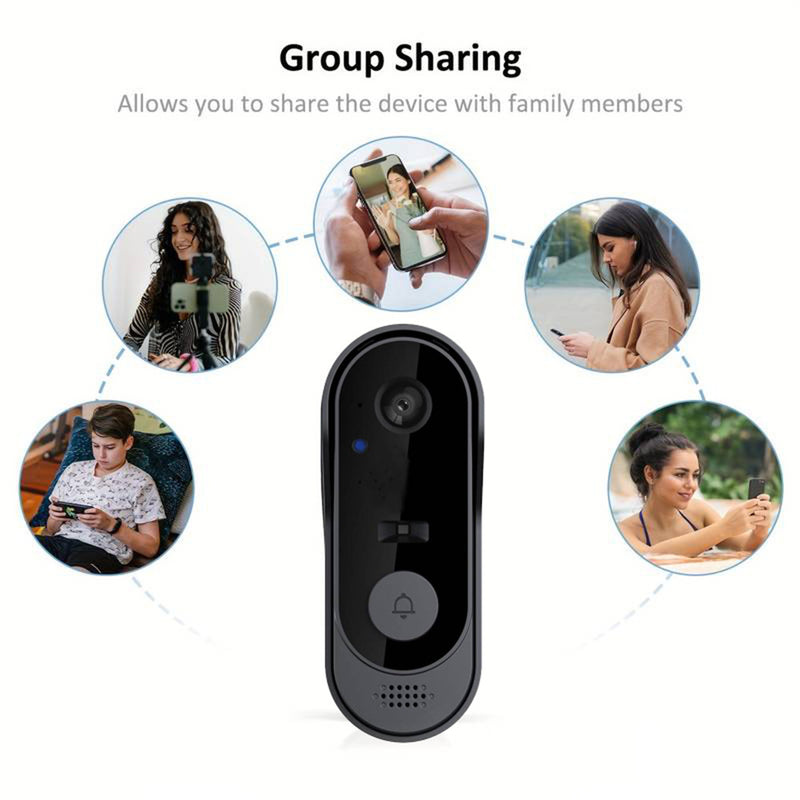 Load image into Gallery viewer, [Tuya Smart Home][With Chime] Tuya HD IP66 Wireless Remote Home Video Voice Intercom WIFI Doorbell (Copy) - Polar Tech Australia
