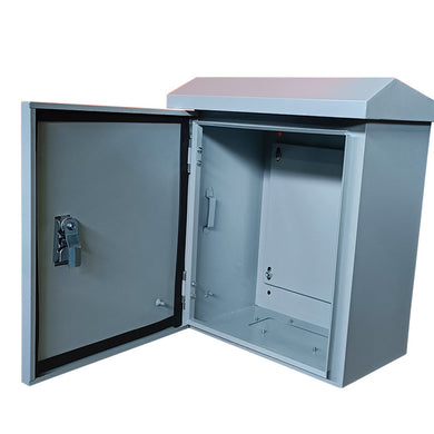 Outdoor IP55 Waterproof Rainproof Heavy Duty Electrical Enclosure CCTV/Alarm Security Equipment Lockable Safe Metal Box Wall Mount