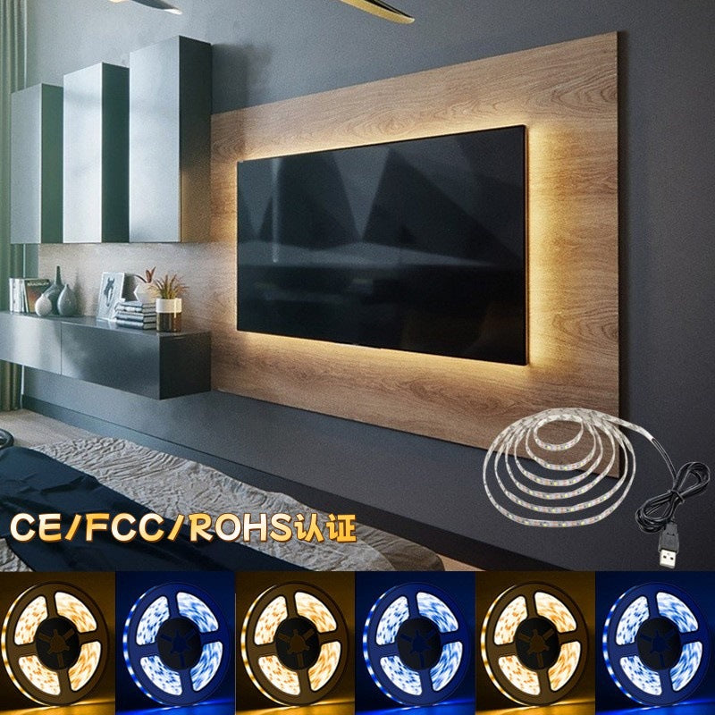 Cargue la imagen en el visor de la galería, 5M Resin Flexible USB Led Lights Strip Ribbon 120Leds 5V Customized According to Needs For Tv, Monitor

